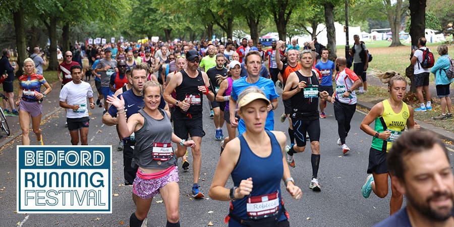 Bedford Running Festival banner