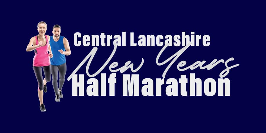 Central Lancashire New Years Half Marathon banner