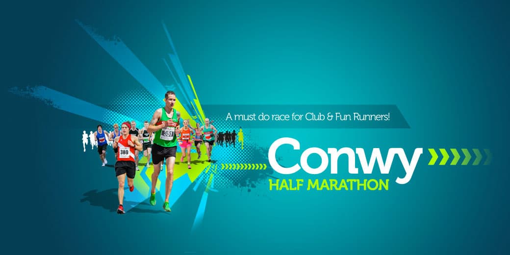 Conwy Half Marathon banner