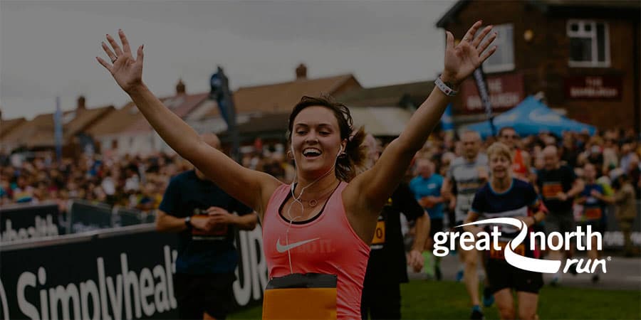 Great North Run banner