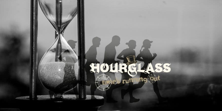 Hourglass banner