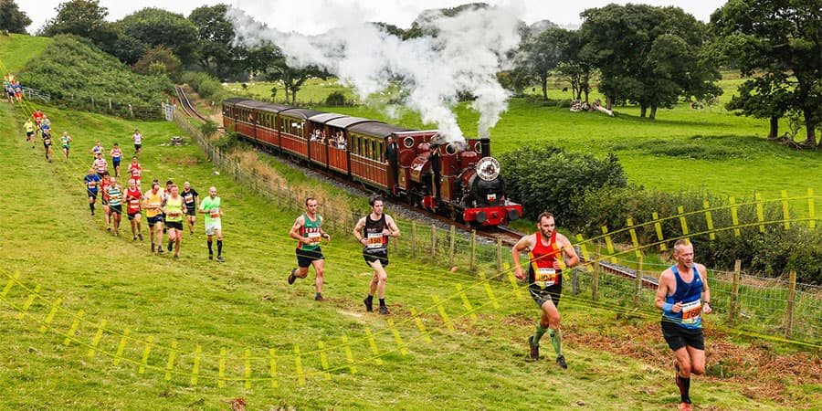 Race The Train Tywyn banner
