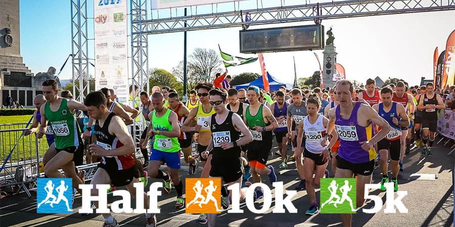 Run Plymouth - Britain's Ocean City Running Festival banner