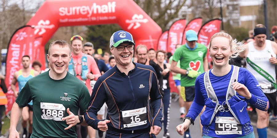 Surrey Half Marathon banner