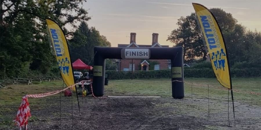 Totton Running Club 10K banner
